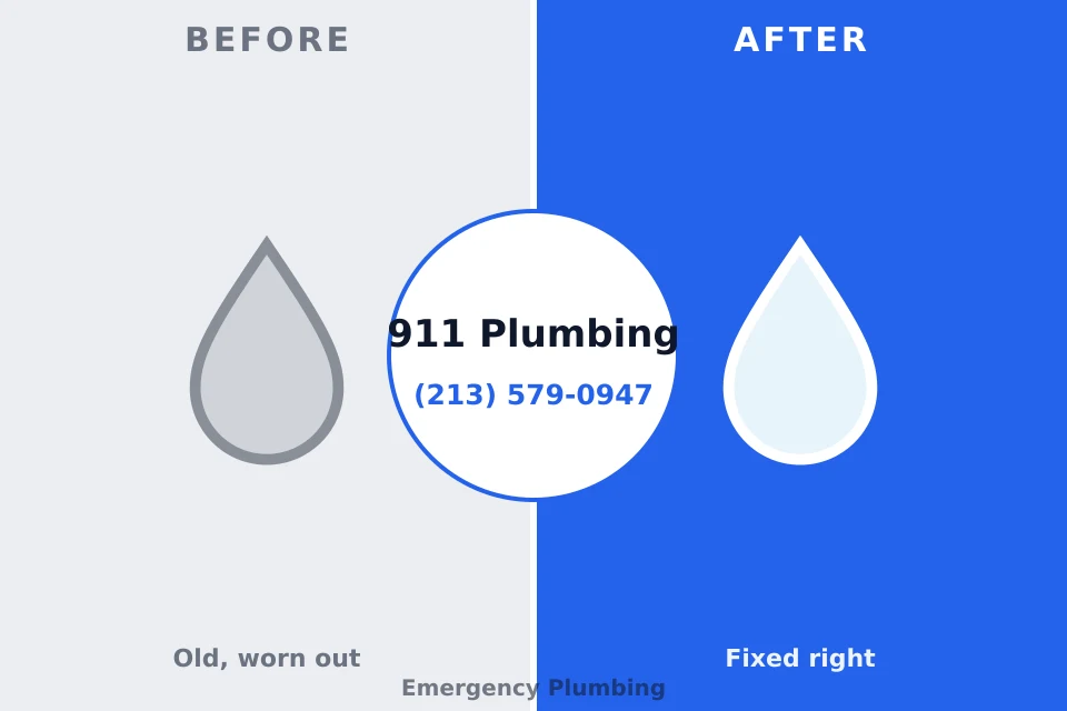 Before and after: plumbing repair Central Heights-Midland City, AZ